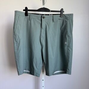 Hurley Men's 42 Hybrid Shorts Walk Golf Casual Athletic Green